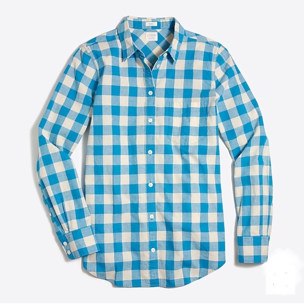 J. Crew Factory Petite Lightweight Homespun Shirt